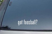 Foosball Car Bumper Sticker