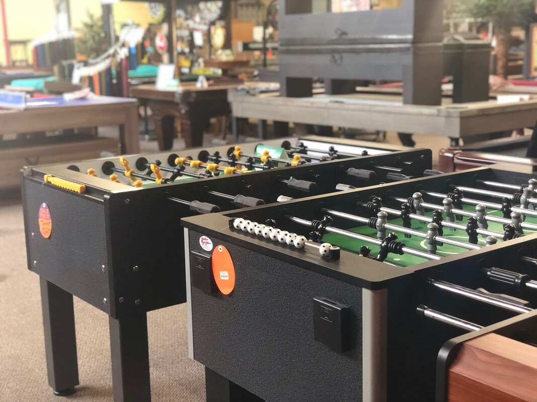 Many Different Foosball Tables
